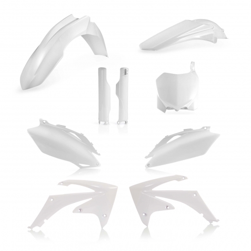 KIT PLÁSTICOS COMPLETO ACERBIS HONDA CR-F 250 2010 BRANCO